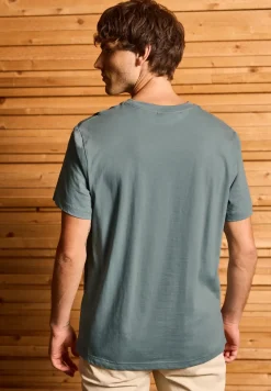 T-shirt met streepprint