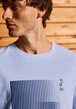 T-shirt met streepprint