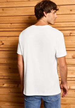 T-shirt met streepprint