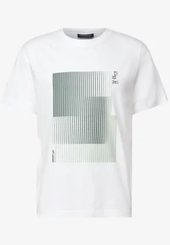 T-shirt met streepprint