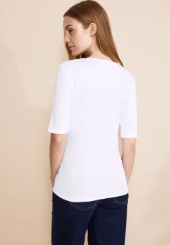 T-shirt met V-hals