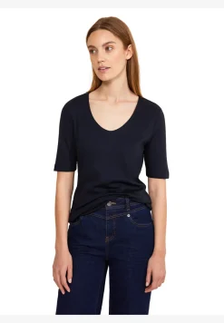 T-shirt met V-hals