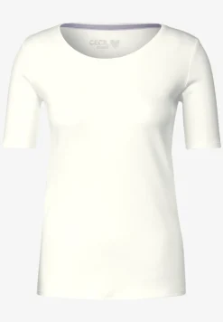 T-shirt in effen kleur