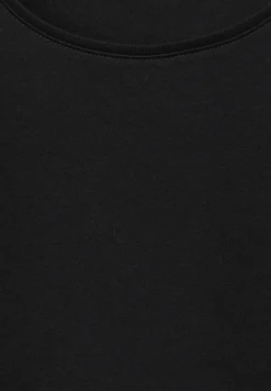 T-shirt in effen kleur