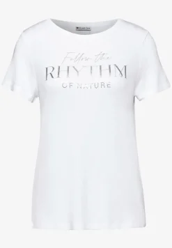 T-shirt met belettering
