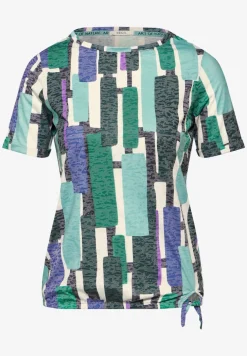 T-shirt met burn-out