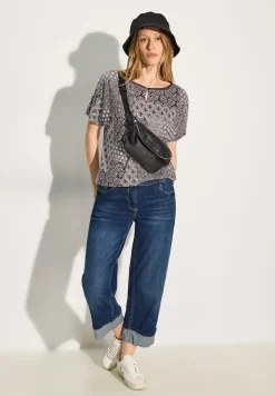 T-shirt met patchprint