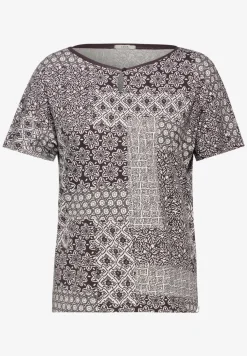 T-shirt met patchprint
