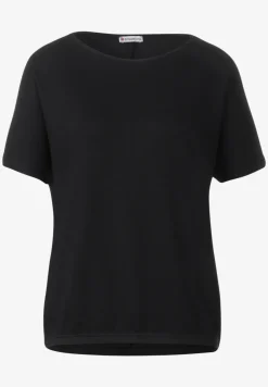 T-shirt met structuur