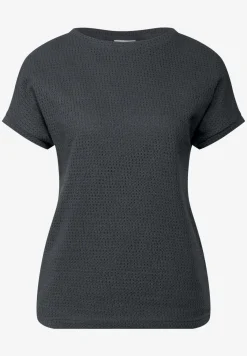 T-shirt met structuur