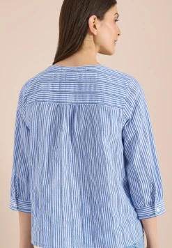 Tuniek met 3/4 mouwen en gestreept patroon