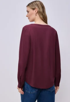 Tuniek met gespleten hals