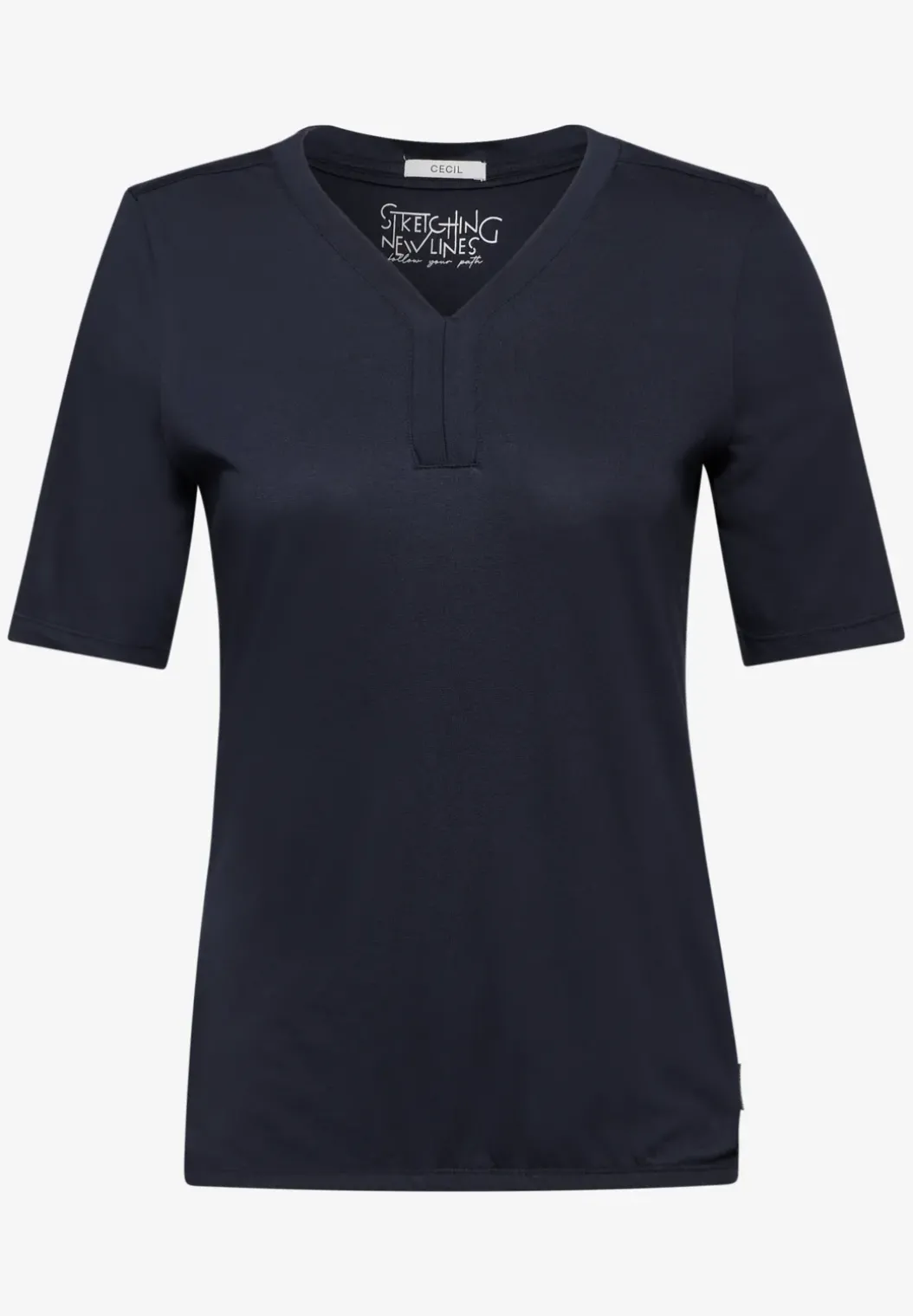 Tuniek T-shirt in effen kleur