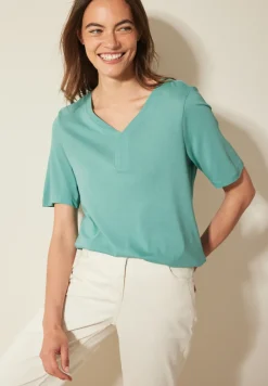 Tuniek T-shirt in effen kleur