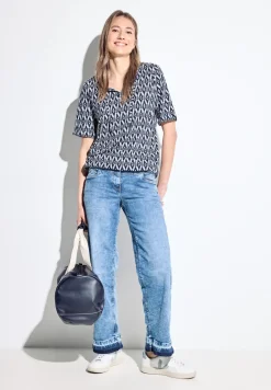 Tuniek-T-shirt met print