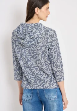 Tweekleurig shirt met capuchon