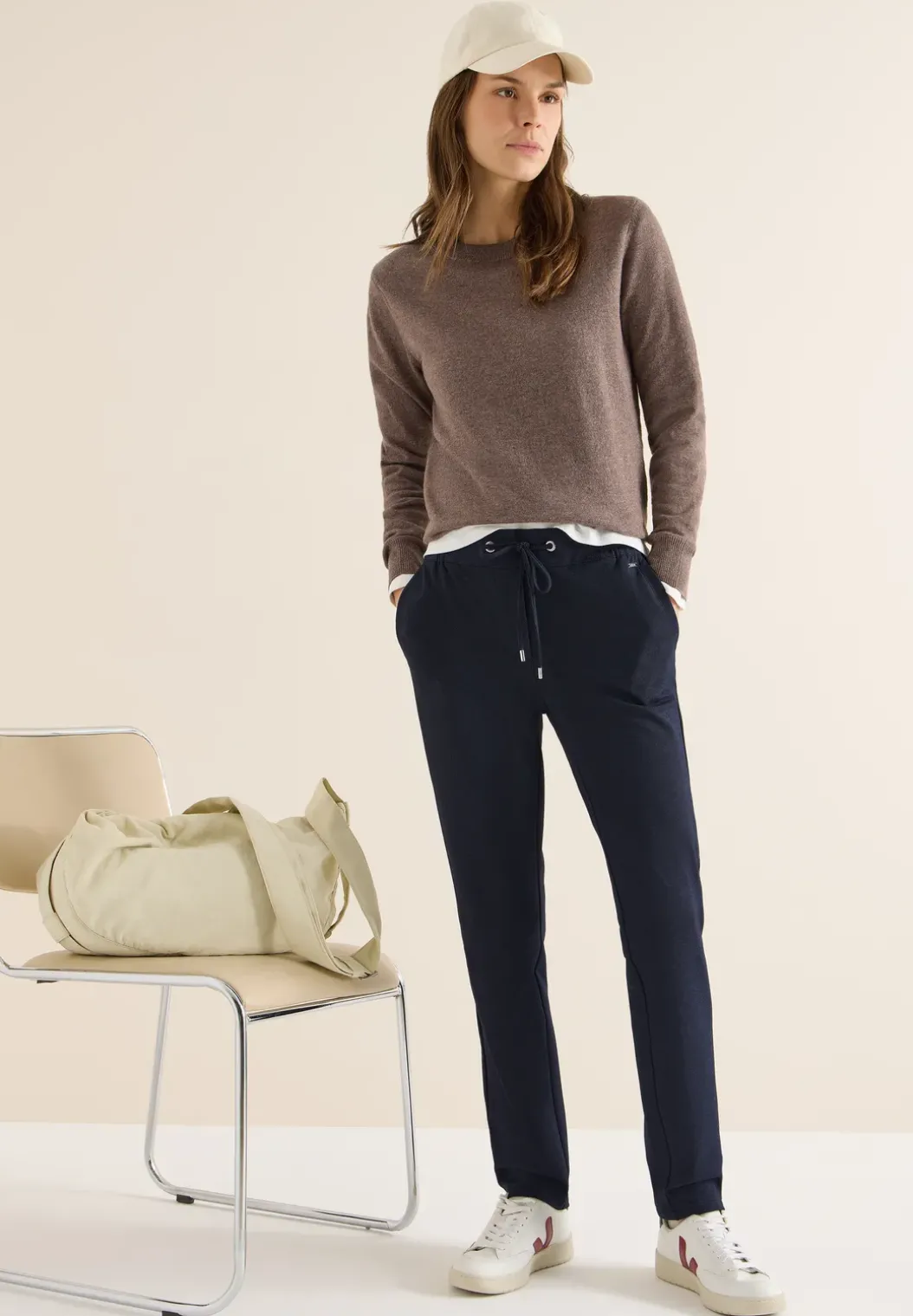 Tweekleurige broek