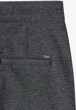 Tweekleurige gemêleerde broek