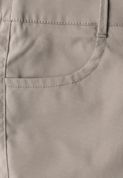 Twill broek met rechte pijpen