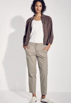 Twill chino broek