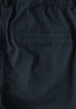 Twill shorts in een verwassen look