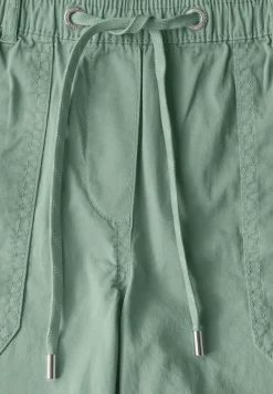 Twill shorts in een verwassen look