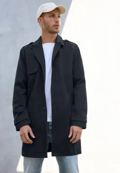 Twill trenchcoat