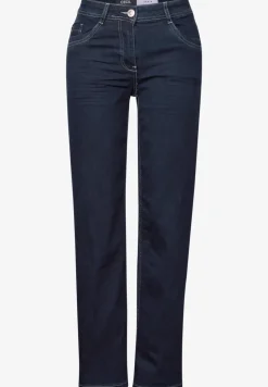 Uitgerolde straight leg jeans