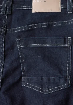Uitgerolde straight leg jeans