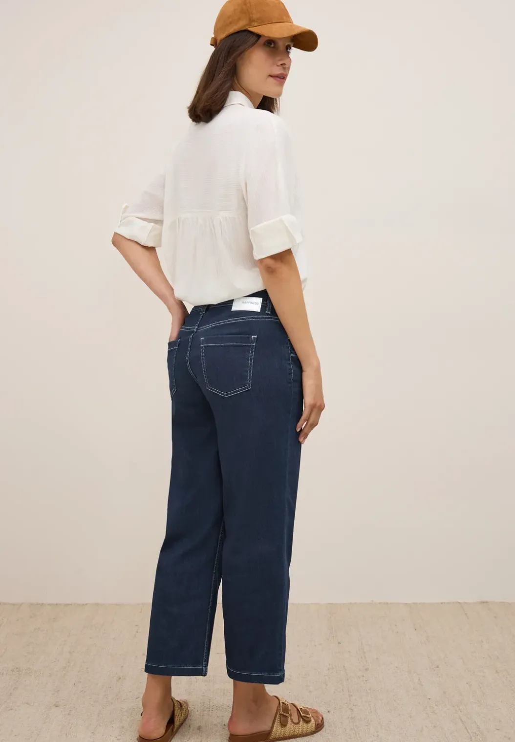 Uitgerolde Wide Legs jeans