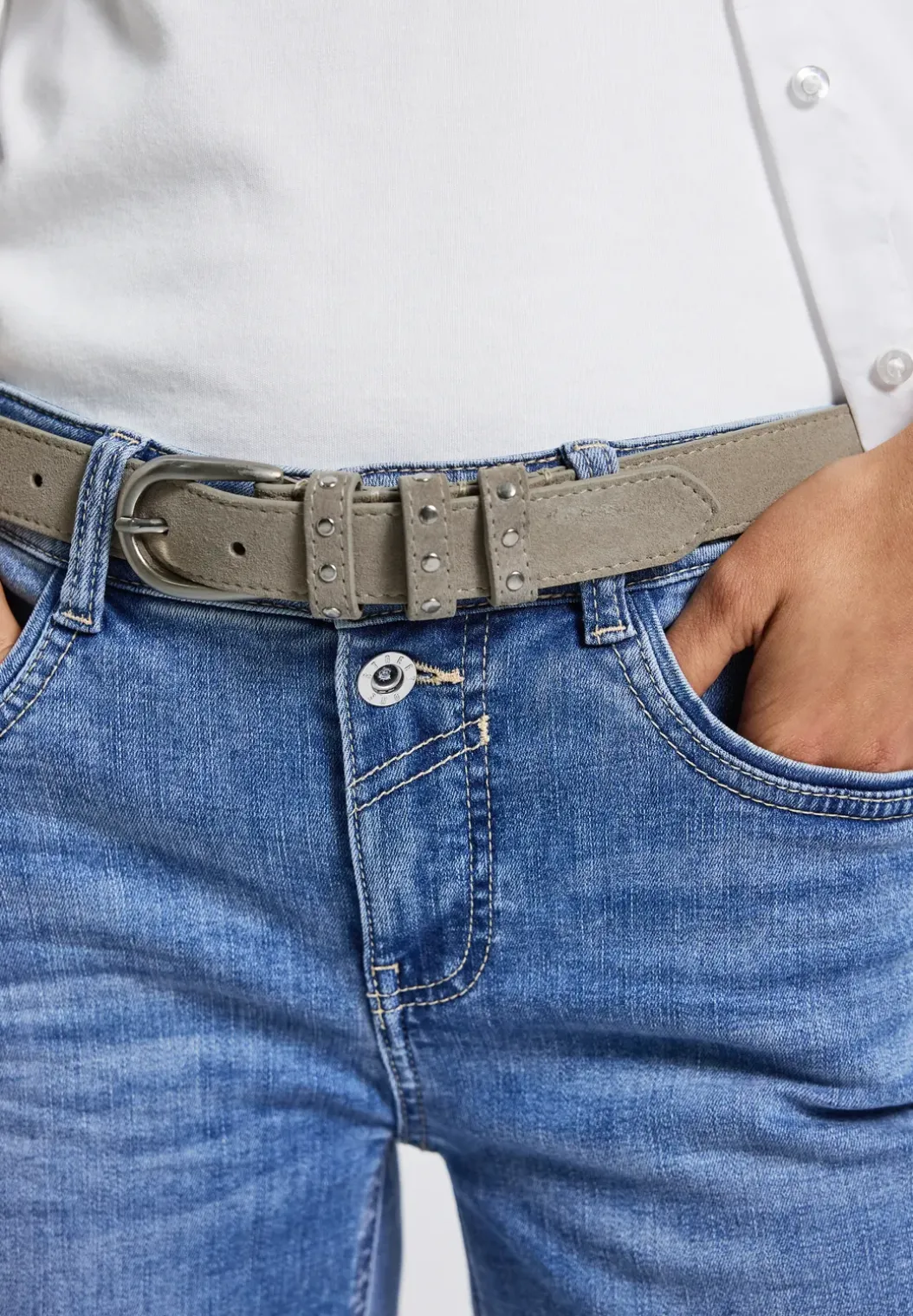 Velorus riem met klinknagels