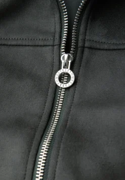 Velours jas met capuchon