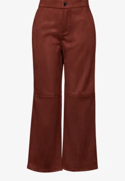 Velours-look broek