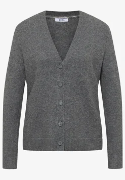 Vest met gebreide details