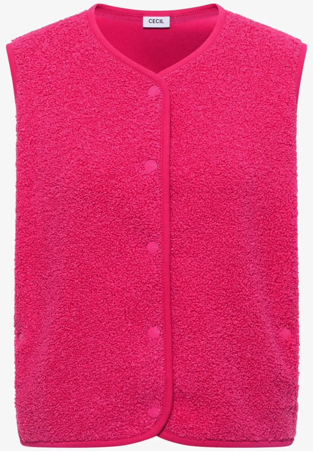 Vest met knoopsluiting