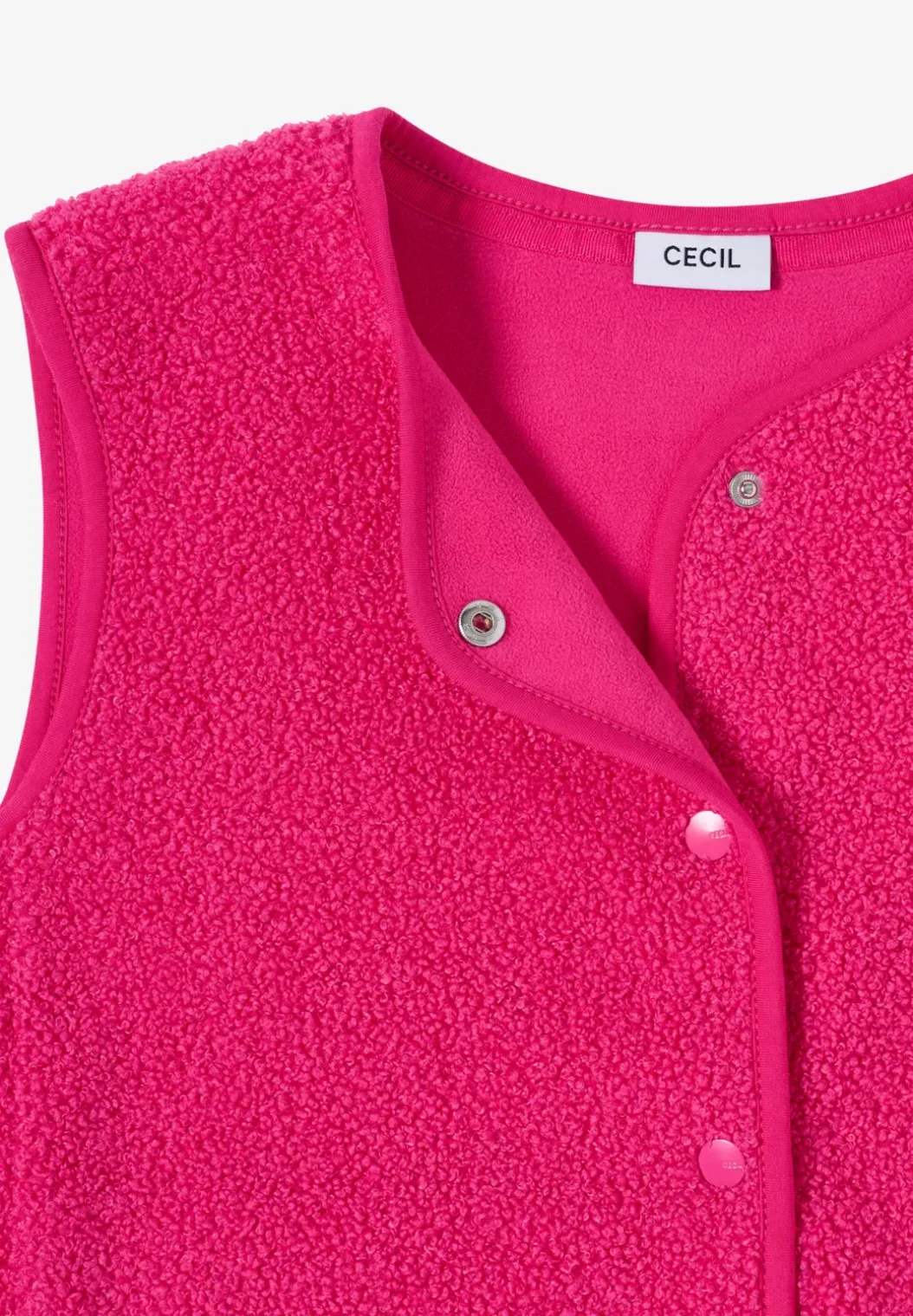 Vest met knoopsluiting