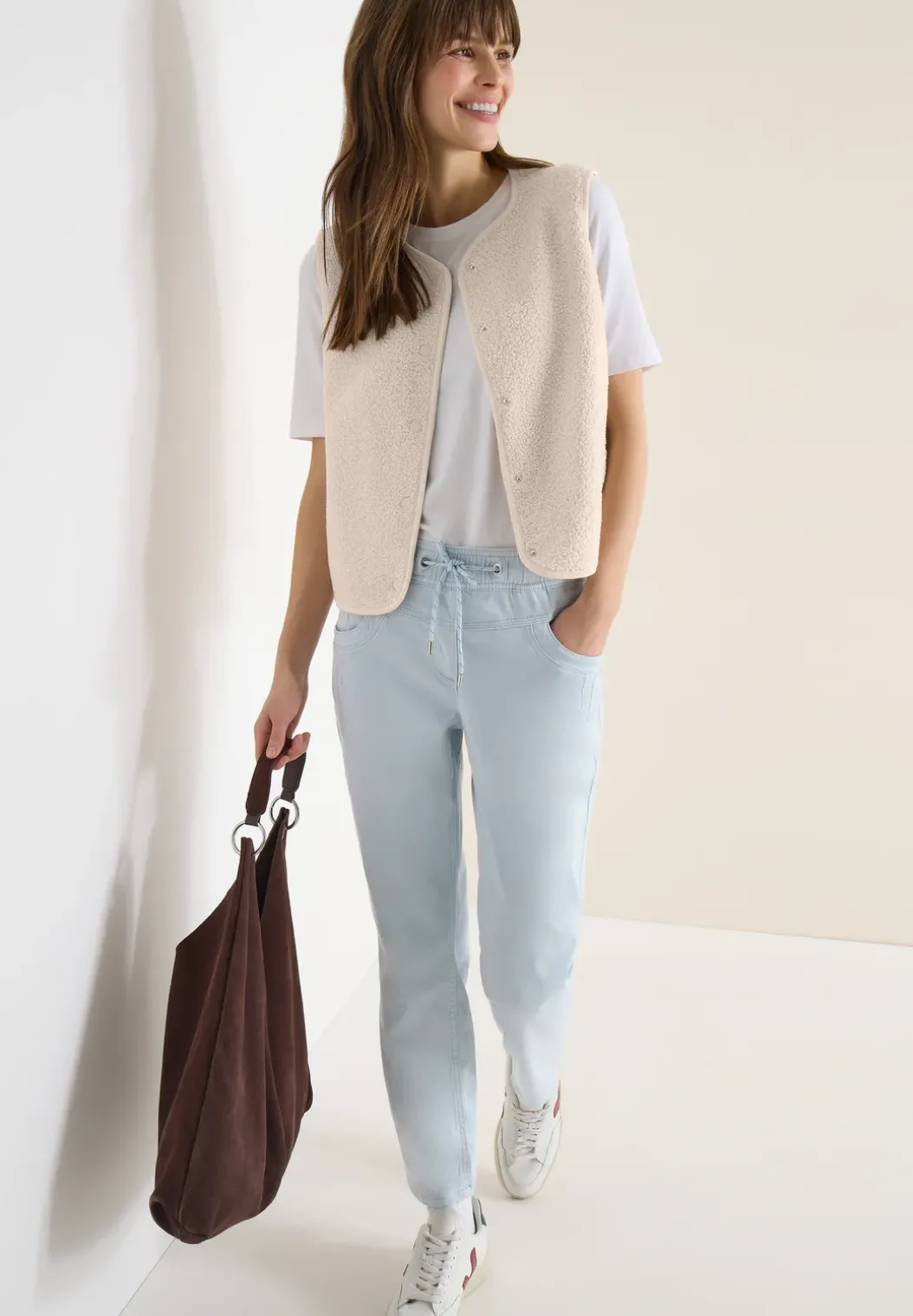 Vest met knoopsluiting
