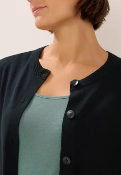 Vest met knoopsluiting