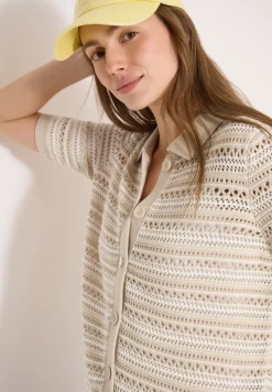 Vest met korte mouwen en polokraag