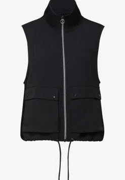 Vest met rits en koord