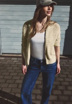 Vest met ronde hals en ritssluiting