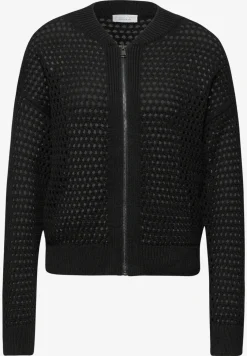 Vest met ronde hals en ritssluiting