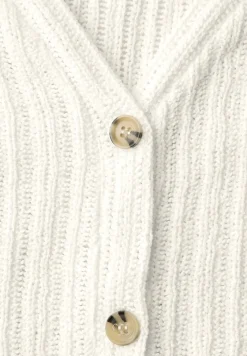 Vest met V-hals en knoopsluiting