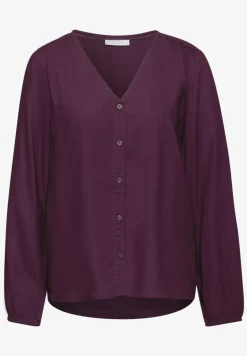 V-hals blouse met knopen