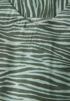 V-hals blouse met print