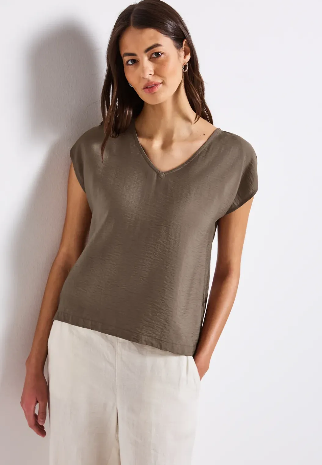 V-hals blouse shirt