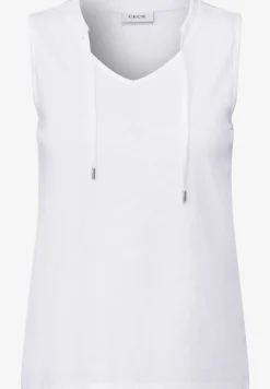 V-hals top met linten