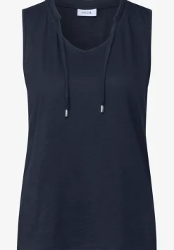 V-hals top met linten