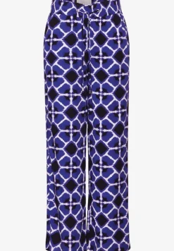 Viscose broek met print