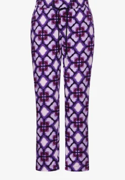 Viscose broek met print